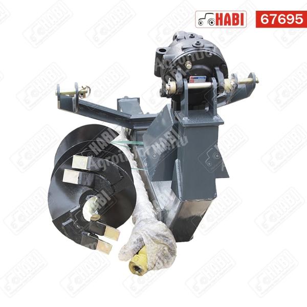 Gödörfúró gép 300mm-es spirállal, kardánnal