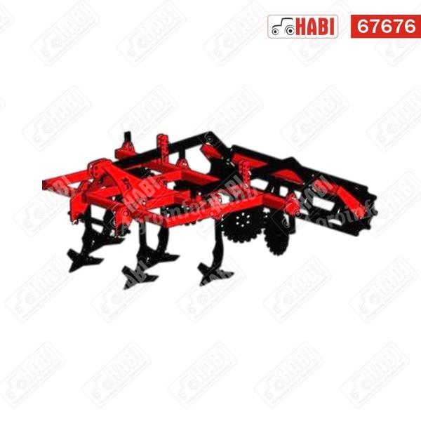 Gruber 2,1m, nyírócsavaros védelemmel, 80x80-as vázzal, ékgyűrűs hengerrel /Euro-Masz/