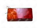 Hátsólámpa univerzális LED sárga/piros 150x80x26 mm12 V