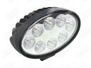 Munkalámpa Epistar LED ovális, 1000 Lumen, 140x85x65mm, 10-30V, IP67