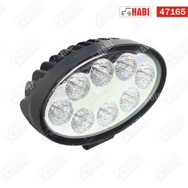 Munkalámpa Epistar LED ovális, 1000 Lumen, 140x85x65mm, 10-30V, IP67
