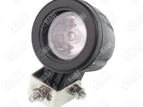 Munkalámpa LED 10W kör, 57mm átmérő, 10-30V, IP67 Munkalámpa LED 10W kör, 57mm átmérő, 10-30V, IP67