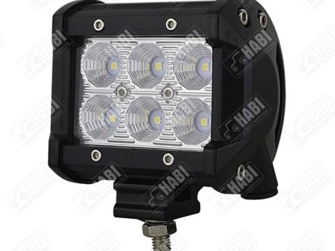 Munkalámpa LED 18W kocka, 1200 Lumen, 10-30V, IP67 Munkalámpa LED 18W kocka, 1200 Lumen, 10-30V, IP67
