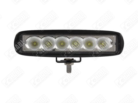 Munkalámpa LED 18W téglalap, 1170 Lumen, 157x50x44mm, 6 inch, IP67 Munkalámpa LED 18W téglalap, 1170 Lumen, 157x50x44mm, 6 inch, IP67