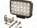 Munkalámpa LED 72W téglalap, 7200 Lumen, 10-80V IP67 155 x 105 mm, 6 inch