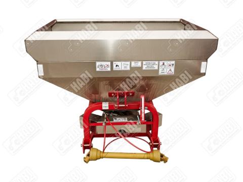 Műtrágyaszóró 1 tárcsás 800L, 20m szórási szélesség, kardánnal