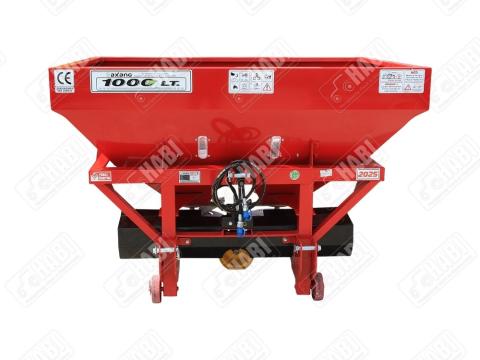 Műtrágyaszóró 2 tárcsás 1000L, saválló tárcsákkal, 24m szórási szélesség, ponyvával, kardánnal /török/ Műtrágyaszóró 2 tárcsás 1000L, saválló tárcsákkal, 24m szórási szélesség, ponyvával, kardánnal /török/