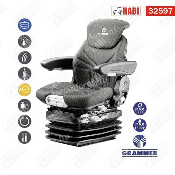 Vezetőülés Grammer Maximo Professional New Design fej és kartámaszos légrugós