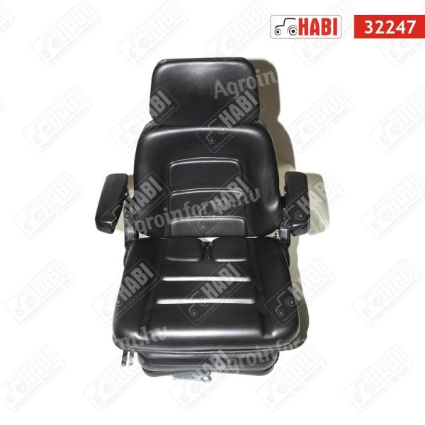 Vezetőülés kartám+fejtám PVC