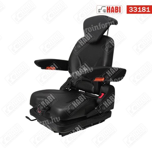 Vezetőülés komplett kartám+fejtám bőr /elektromos érzékelős/