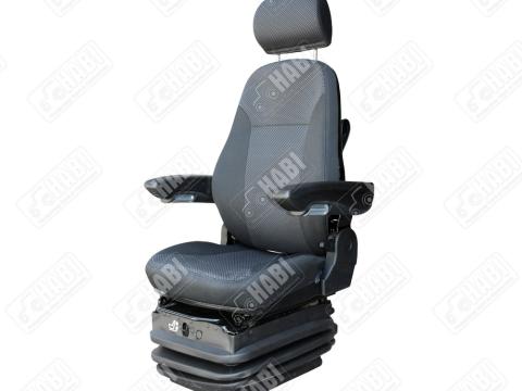 Vezetőülés komplett kartám+fejtám szövetes légrugós 24V