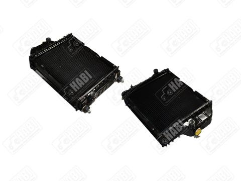 MTZ Vízhűtő komplett MTZ 80 alumínium betéttel, műanyag leeresztő dugóval