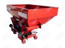 Műtrágyaszóró 2 tárcsás 1200L, 24m szórási szélesség, ponyvával, kardánnal, INOX tárcsával /török/