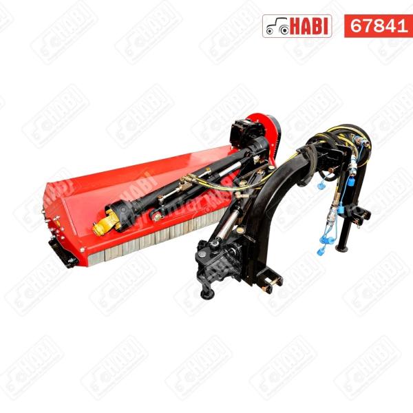 Rézsűmulcsozó 1,6m, kardánnal