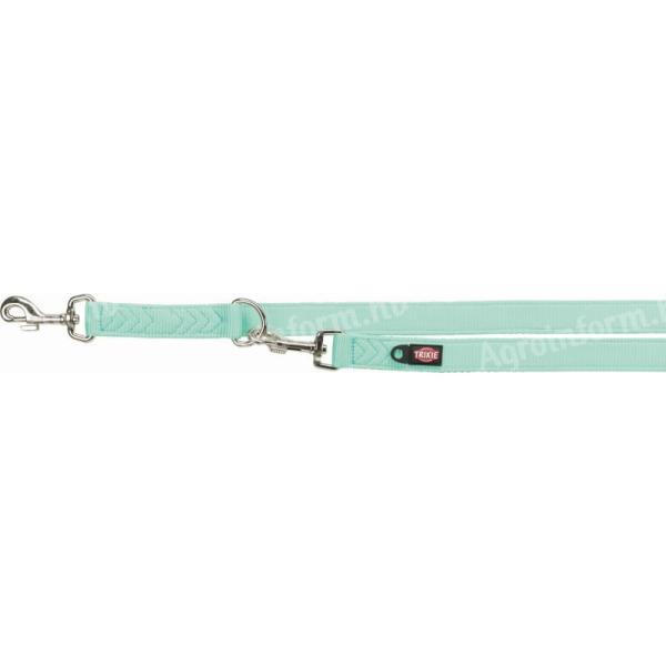 Trixie Prémium hosszabbítható dupla póráz L–XL 2m/25mm menta