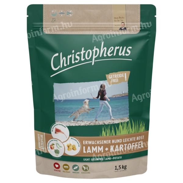 Christopherus Dog Adult Grainfree Szarvas és burgonya Large 1,5kg