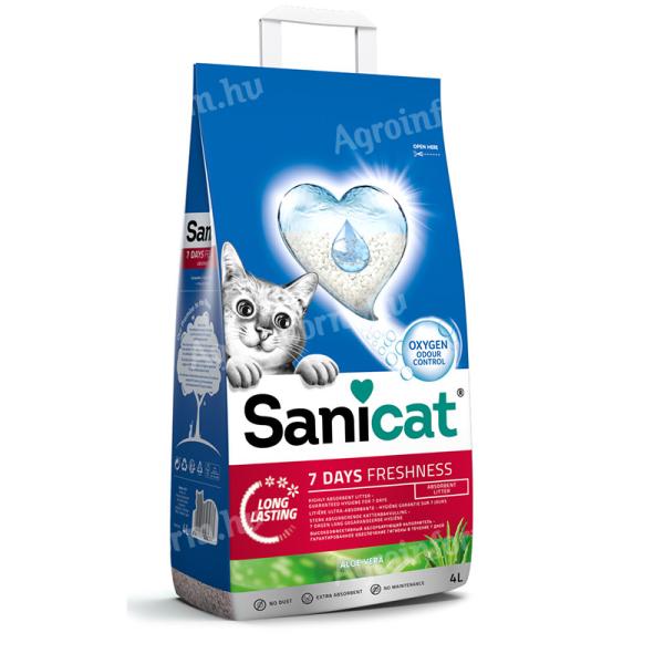 Sanicat macskaalom 7days Freshness Aloe Vera attapulgit 4l