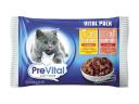 Prevital Alutasakos Macskaeledel Csirke-Lazac 4x100gr Multipack