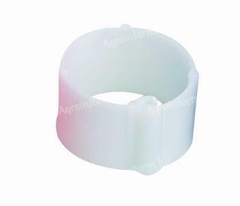 Baromfi jelőlőgyűrű 12 mm fehér 25 db