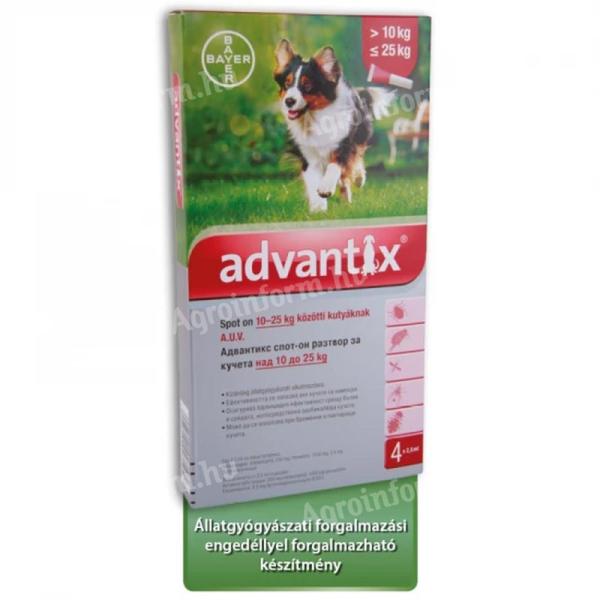 Advantix 250 2.5 ml 10-25 kg 4x