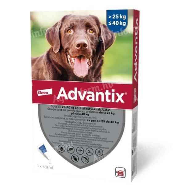 Advantix 400 4 ml 25-40 kg 1x