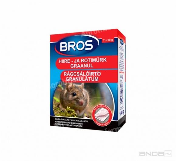 Bros Rágcsálóírtó granulátum 140 g 29 ppm