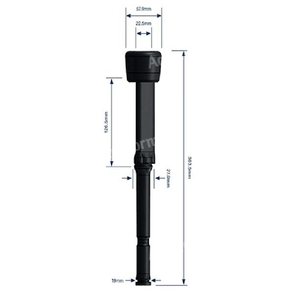 Kehelygumi 22,5mm Impulse Harmony Ip13u 150x24x47mm Háromszög Belepattintós