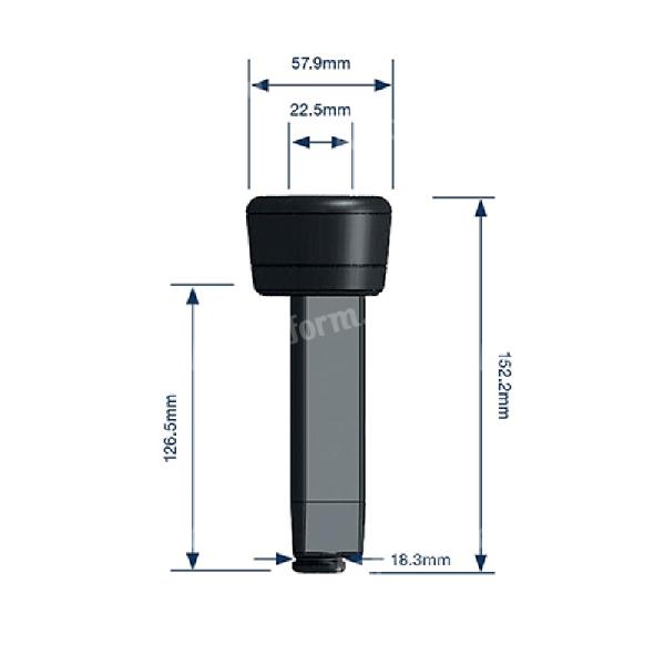 Kehelygumi 23mm Non vented 152xN/Ax59mm