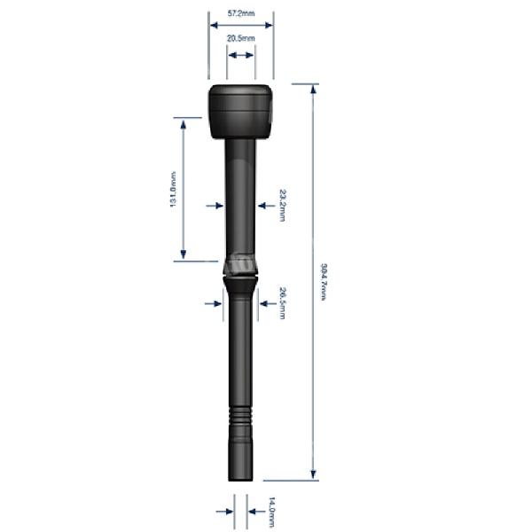 Kehelygumi 21mm Sac 305x14x23mm