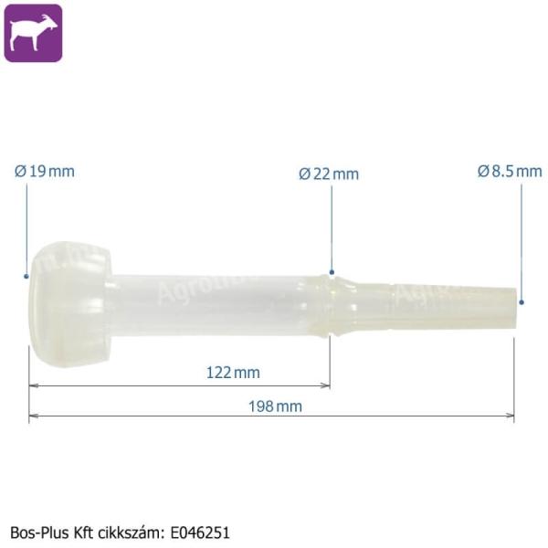 Szilikon Kehelygumi Kecske ITP D20mm Set  2db/cs