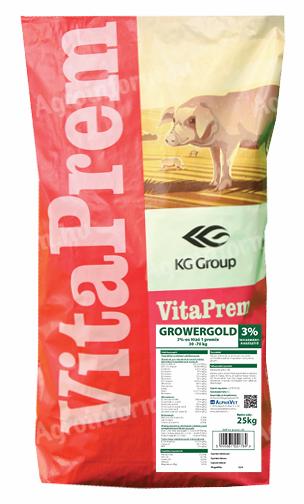 VitaPrem GrowerGold 3% hízó 1 premix (30-70kg) 25kg