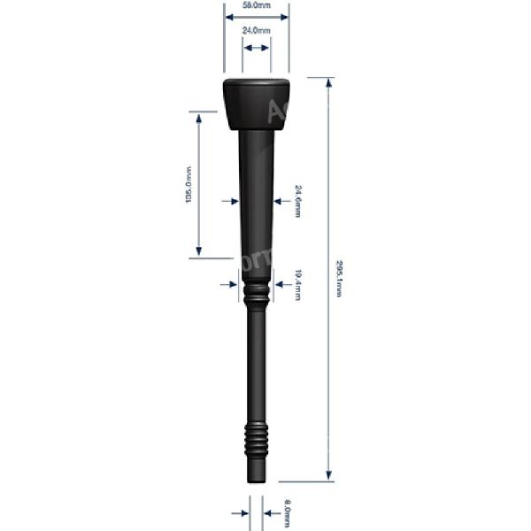 Kehelygumi 24mm Delaval 155x17x44mm 906800-01/960000-01