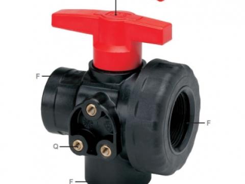 3 állású golyóscsap 1/2" BBB elzáró 3 állású golyóscsap 1/2" BBB elzáró
