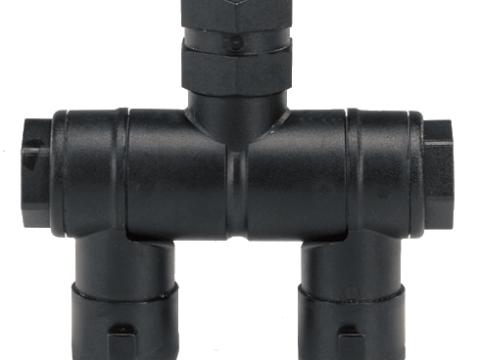 1/4" NPT B dupla forgócsukló