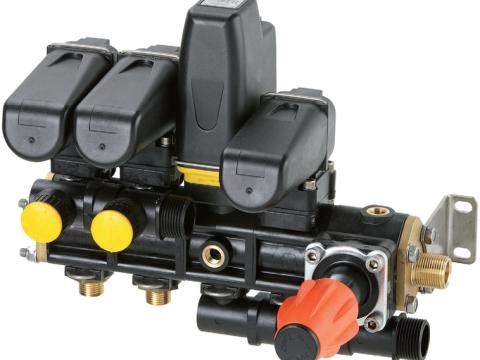 PILOT2 elektromos vezérlőszelep 4 szakasz, 20 bar PILOT2 elektromos vezérlőszelep 4 szakasz, 20 bar
