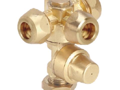 1/4"K 3-állású membrános réz szórófej 1/4"K 3-állású membrános réz szórófej