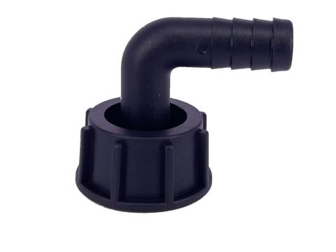 ¾'' 90 fokos tömlővég D=13 Hollandi anyával és tömítéssel ¾'' 90 fokos tömlővég D=13 Hollandi anyával és tömítéssel