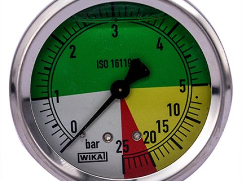 Nyomásmérő óra 0-5/25 bar Nyomásmérő óra 0-5/25 bar