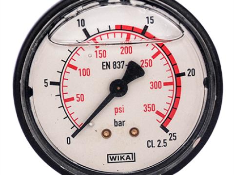 Nyomásmérő óra 25 bar Nyomásmérő óra 25 bar