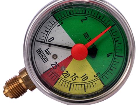 Nyomásmérő óra 5/25 bar Nyomásmérő óra 5/25 bar