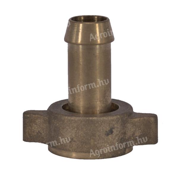 8mm réz tömlővég + 1/2" anya