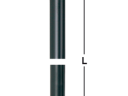Kijuttató cső 380mm, 3/8"