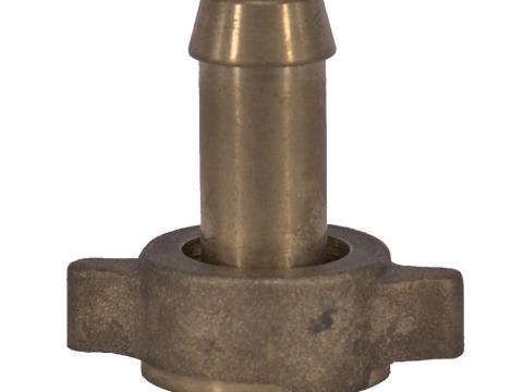 8mm réz tömlővég + 1/2" anya