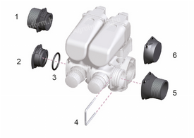 NRG plus visszaáramlás szabályzó 1" 1/2 apa vég