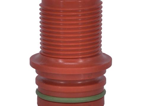 1"K By-pass tömlővég komplett piros 1"K By-pass tömlővég komplett piros