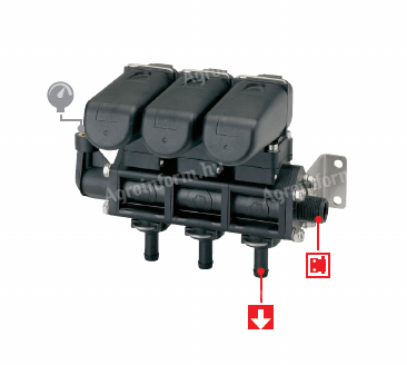 NRG elektromos szelepegység 7 szakasz