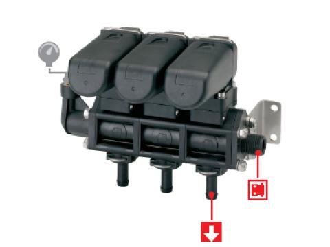 NRG elektromos szelepegység 7 szakasz