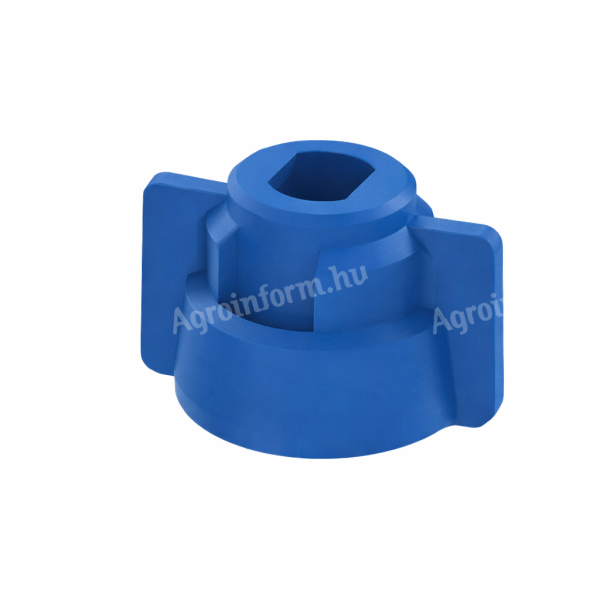 SW záróanya+tömítés Hardi kék