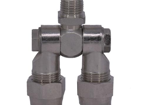 1/4"K réz dupla forgócsukló 1/4"K réz dupla forgócsukló