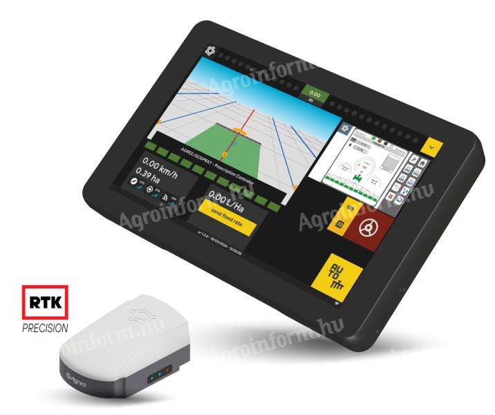 AgroNave 12 GPS terminál precíziós navigációhoz